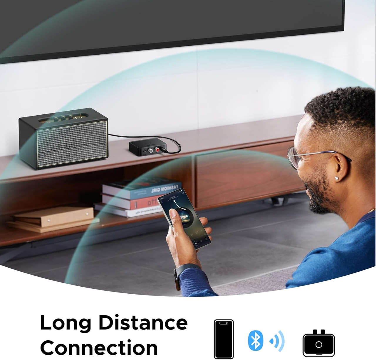 Приемник-адаптер UGREEN BT505 Bluetooth 6.0 Receiver LDAC (30246697) - фото 9