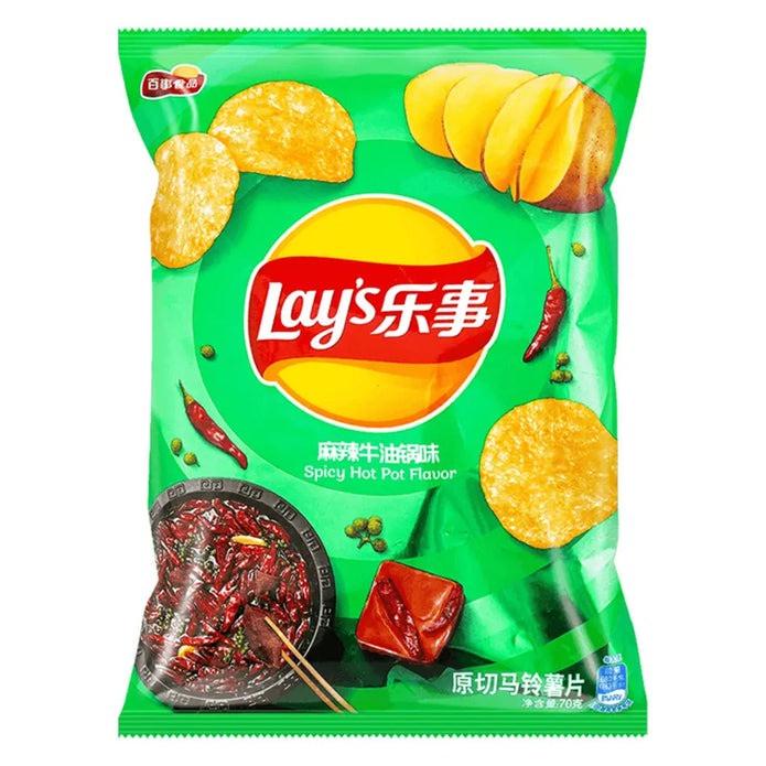 Чипсы Lay's Hot and Spicy Hot Pot Flavor Potato Chips 70 г (2013921866)