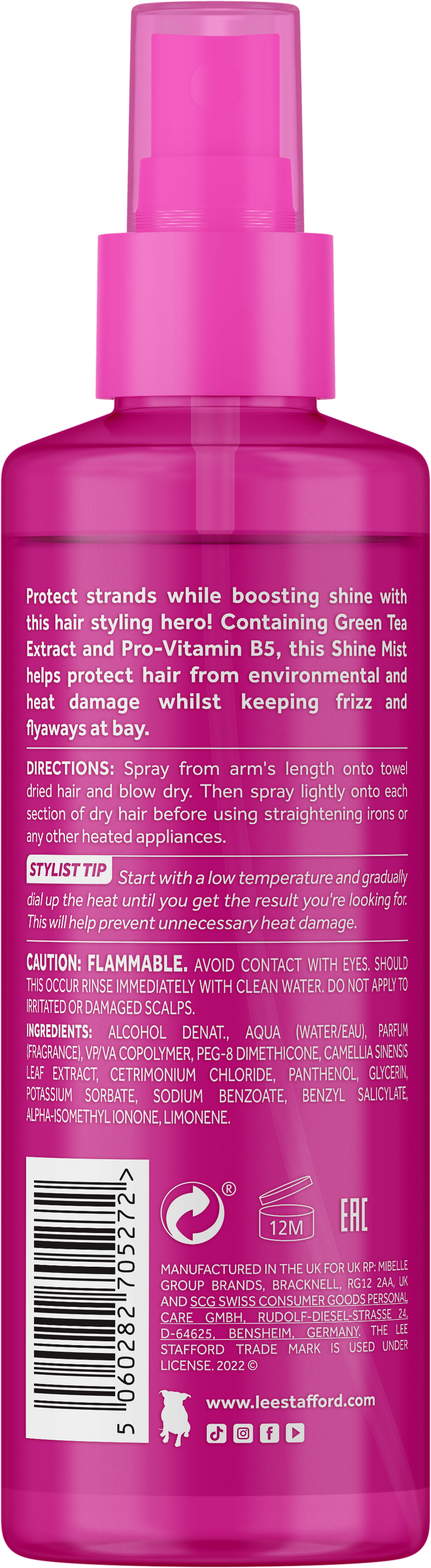 Защитный спрей для сияния волос Heat Protection Shine Mist 200 мл (LS5272) - фото 2 Защитный спрей для сияния волос Heat Protection Shine Mist 200 мл (LS5272) - фото 2