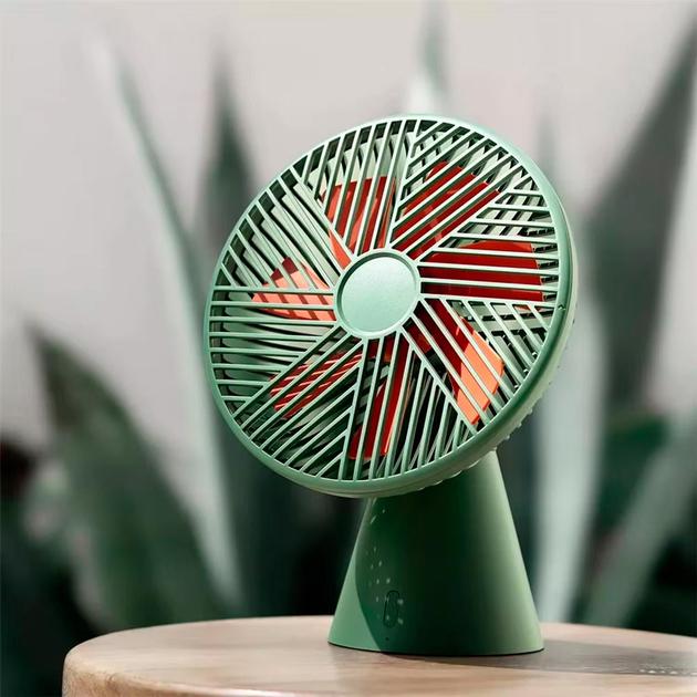 Вентилятор портативный Sothing Forest Desktop Fan питание от USB Green (DSHJ-S-1907) - фото 2