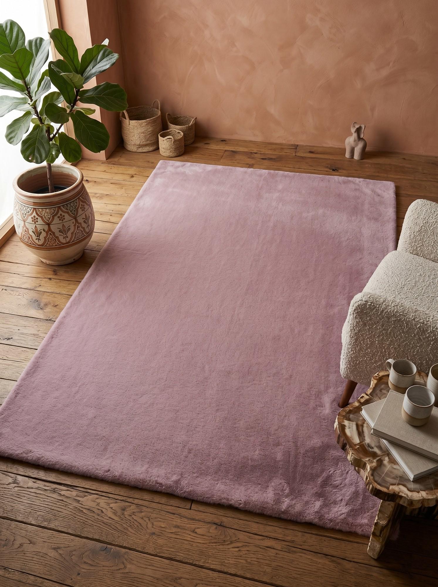 Ковер с высоким ворсом Estera tpr 200x300 см Lilac (102672030)
