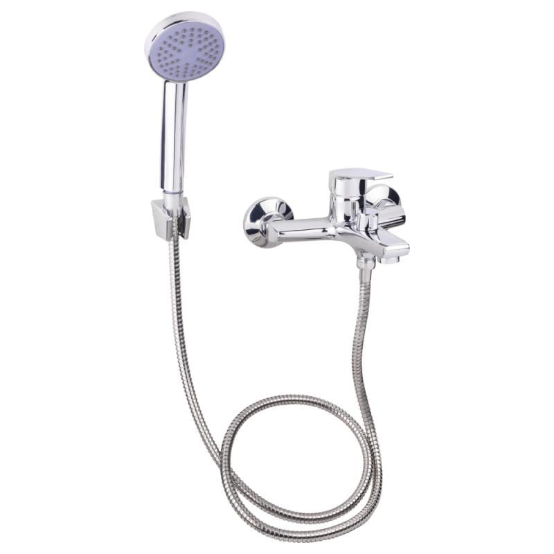 Смеситель для ванны Lidz Gloria 006 с душевым гарнитуром K35 Chrome (LDGLO006CRM35118)