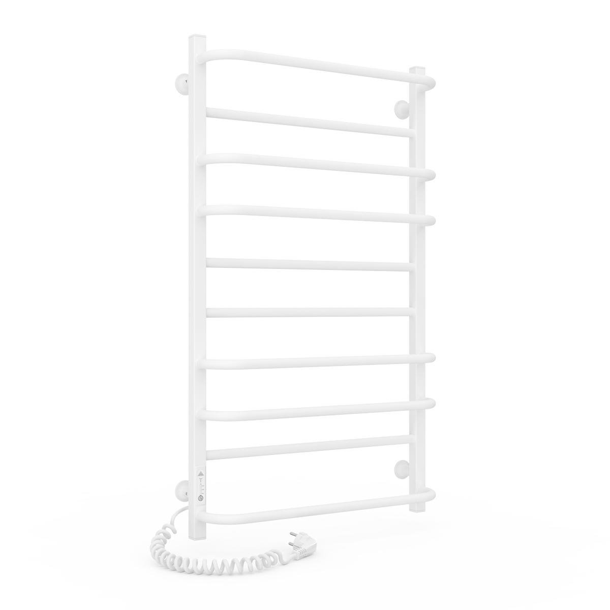 Полотенцесушитель электрический Laris Зебра Комфорт ЧК10 подключение слева 500х900 мм Белый (77700090)