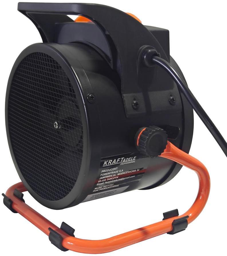 Тепловентилятор електричний обігрівач Kraft&Dele KD11727 2,5 кВт 230 В - фото 5