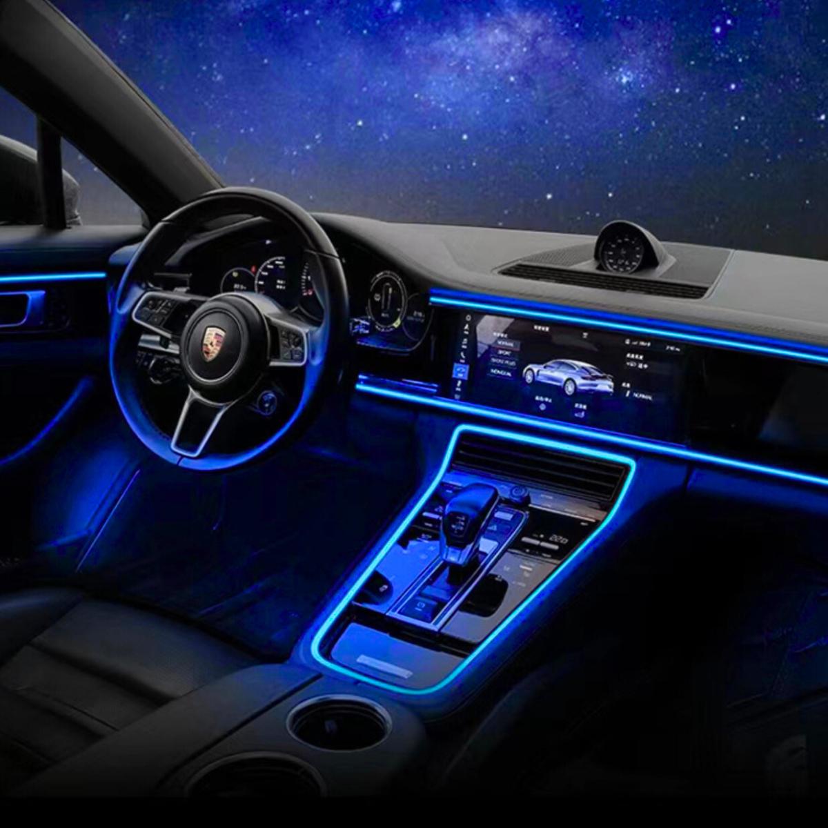 USB-стрічка для авто NeonixRide контурна неонова 5 м Синій (2171) - фото 2 USB-стрічка для авто NeonixRide контурна неонова 5 м Синій (2171) - фото 2