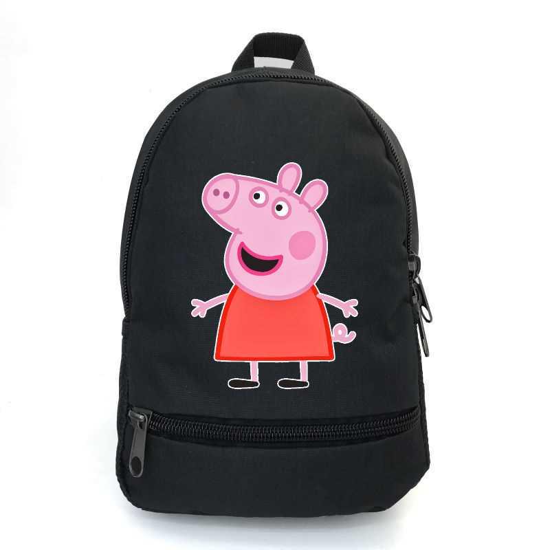 Школьный рюкзак подростковый Cappucino Toys Свинка Пеппа PIG 006 12,5 л Черный (1670545662)