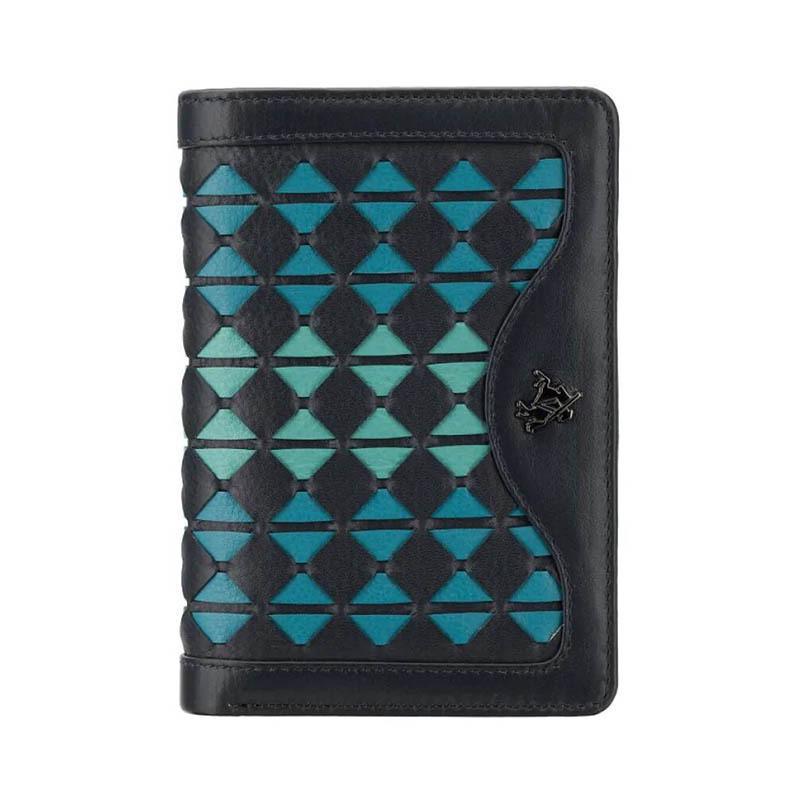 Кошелек женский кожаный Visconti BR75 Cecile Blue/Orchid (BR75 BLUE/ORCHID)