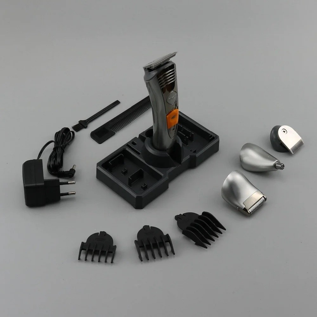 Машинка для стрижки Gemei GM-580 Pro расческа 7в1 (1982732653) - фото 12