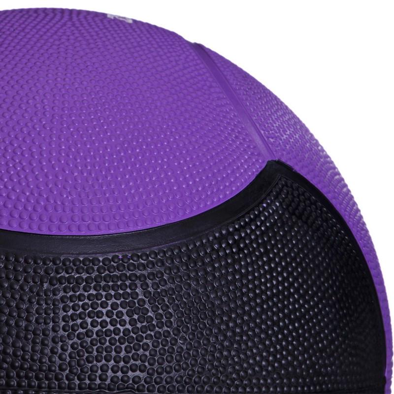 М'яч медичний медбол Zelart Medicine Ball FI-5121-5 5 кг Фіолетовий/Чорний (DR003480) - фото 4