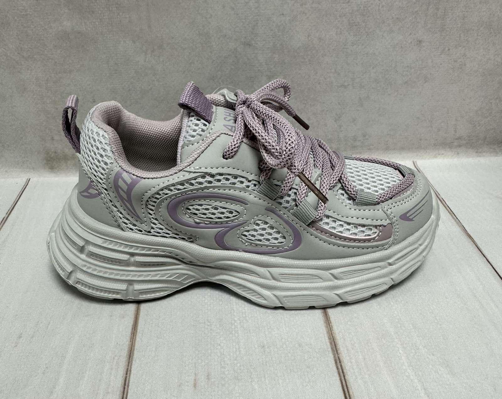 Кросівки тканинні для дівчинки Paliament сітка Сірий р. 34 21 см