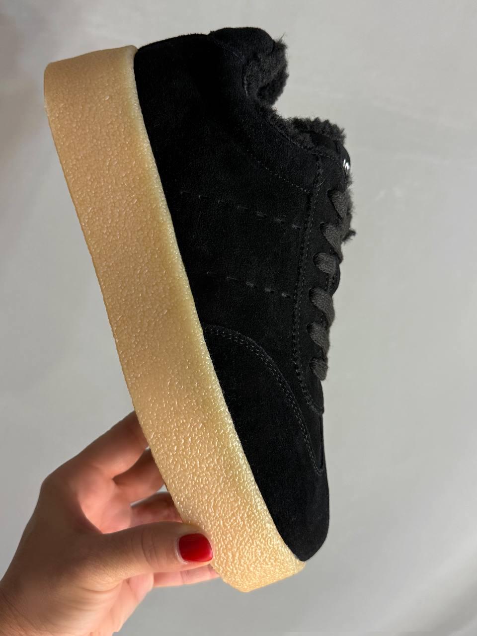 Кеди жіночі Hengji 633-1 утеплені замшеві на хутрі р. 37 Чорний (5393) - фото 6 Кеди жіночі Hengji 633-1 утеплені замшеві на хутрі р. 37 Чорний (5393) - фото 6