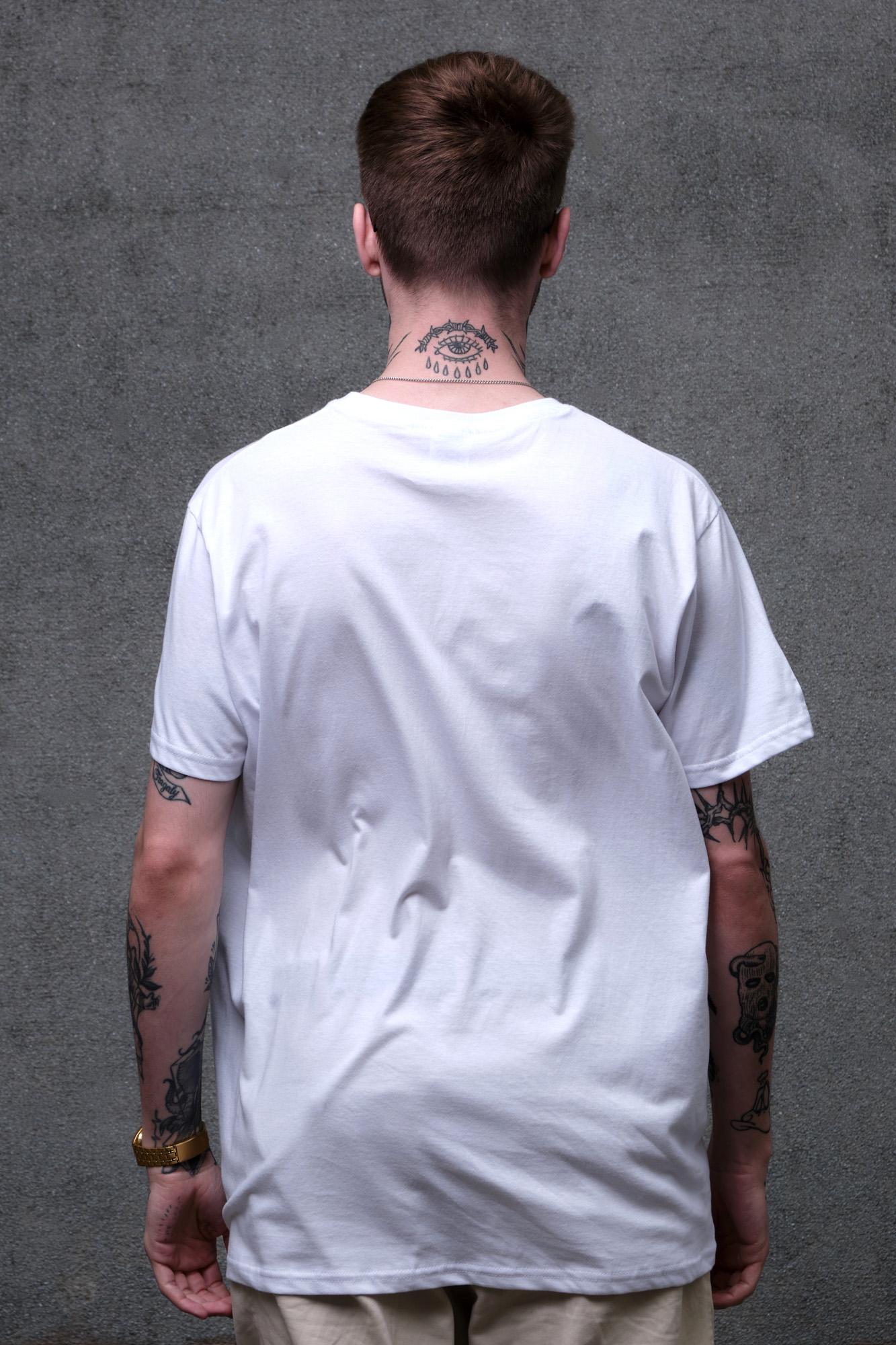 Футболка мужская Without Califonia с принтом оверсайз L/XL White (L8049260) - фото 2 Футболка мужская Without Califonia с принтом оверсайз L/XL White (L8049260) - фото 2