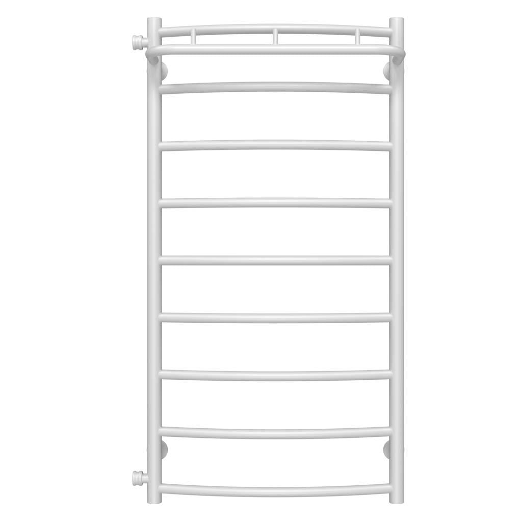 Полотенцесушитель водяной Deffi Классик N П8 боковое левое подключение нержавеющая сталь 500х1000 мм Белый (C.KN.100.50.9.W.B)