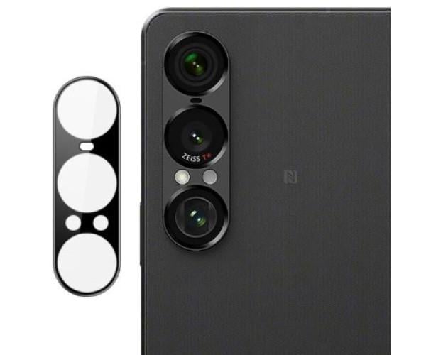 Защитная рамка со стеклом на заднюю камеру Tempered Glass Sony Xperia 1 VII Black