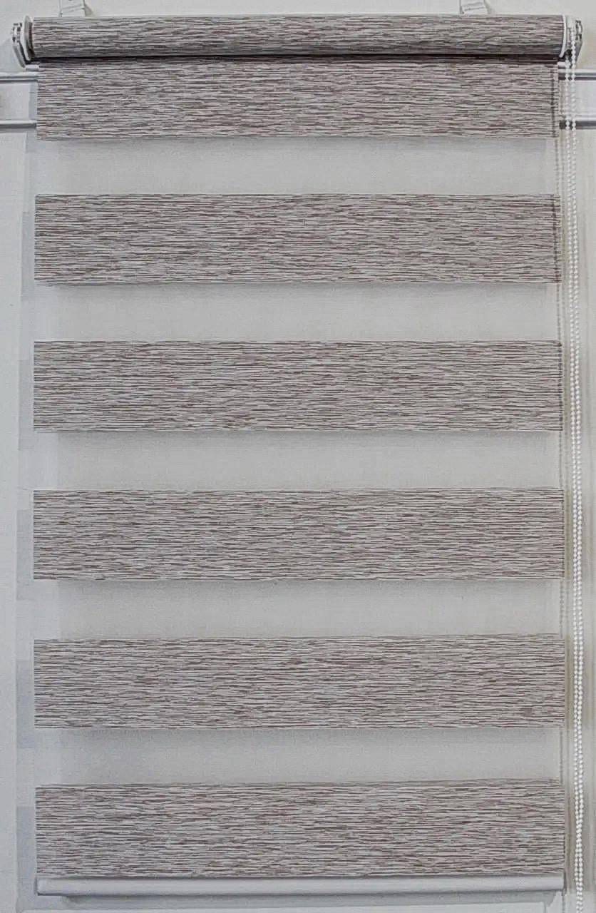 Рулонная штора день-ночь Miranda ВМ-1502 87,5х200 см Коричневый (ВМ-1502-145)