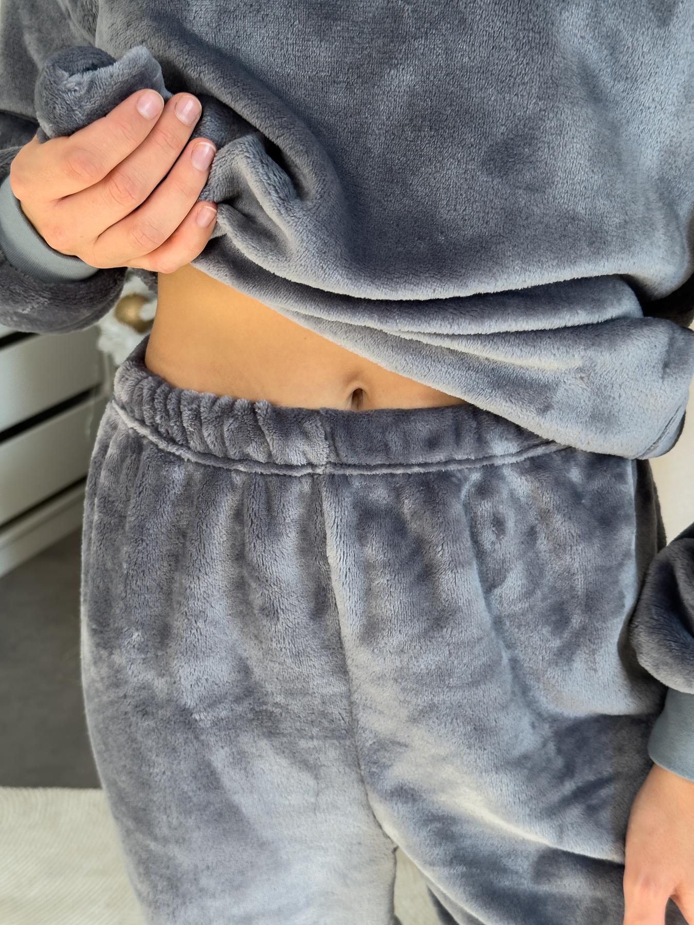 Пижама женская теплая COSY Теплик L Серый (VEL031) - фото 8