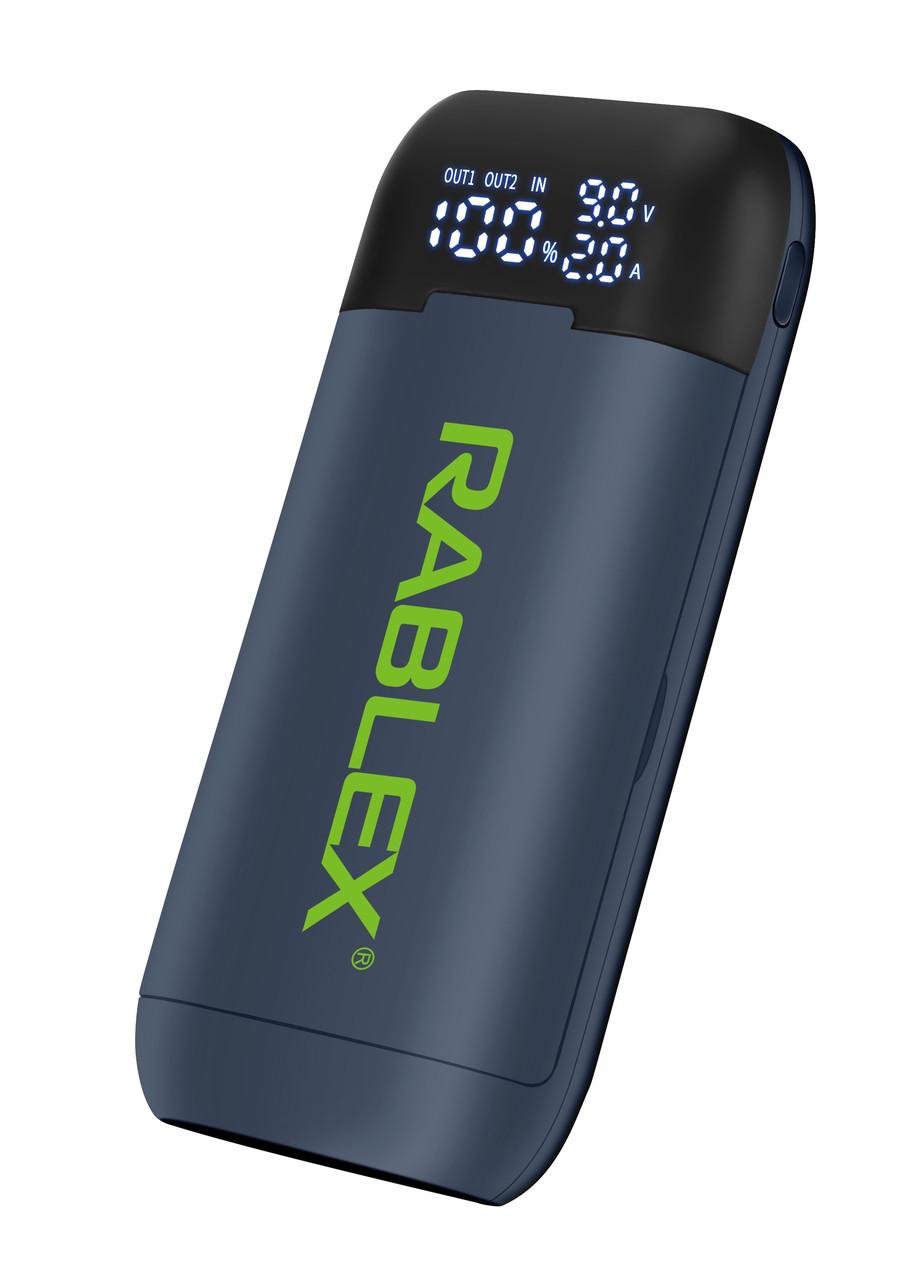 Зарядное устройство портативное RABLEX RB410 с функцией Power Bank 2 А (18650)