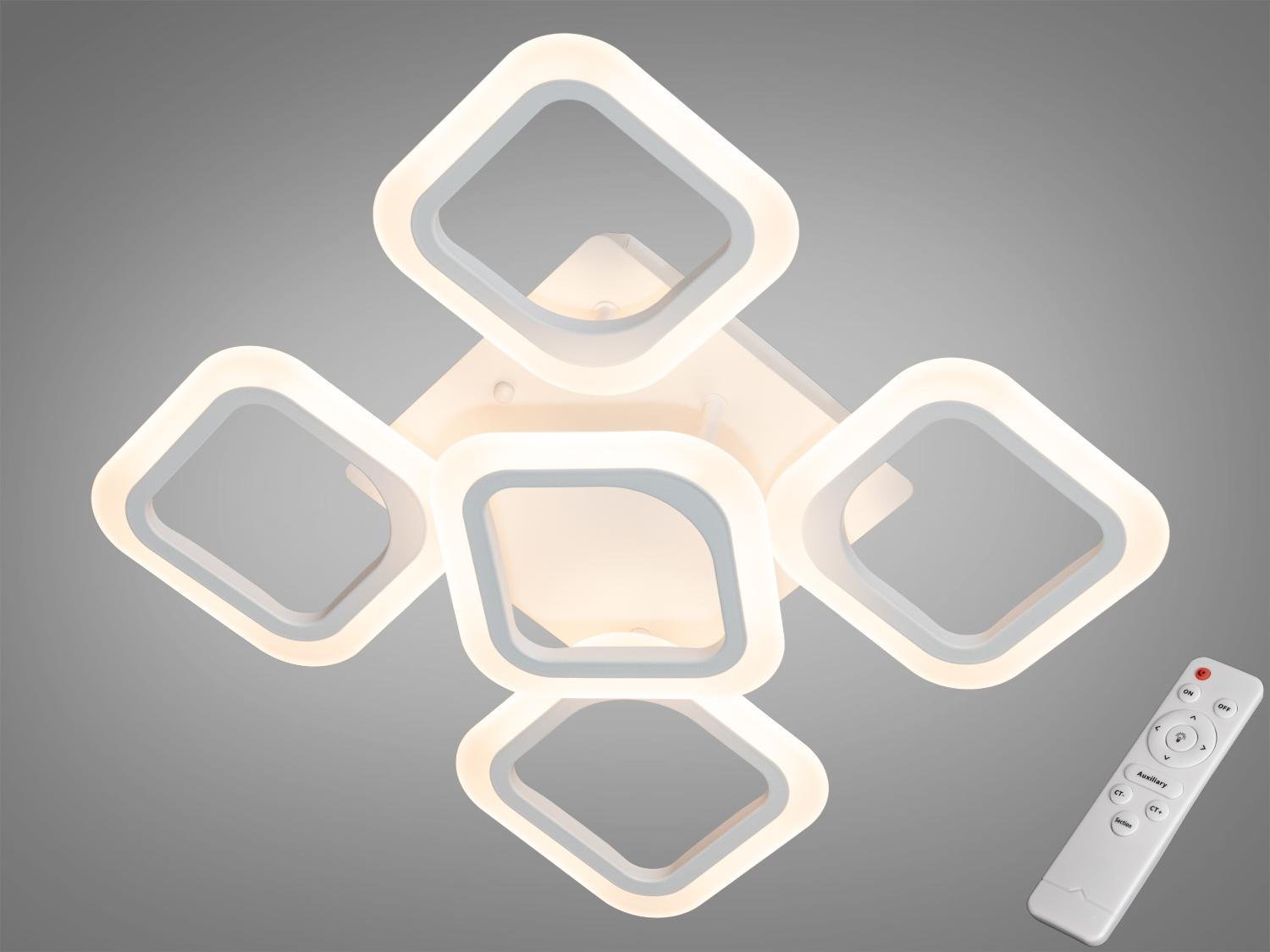 Люстра LED Diasha AS8060/4/1WH 50W Білий Люстра LED Diasha AS8060/4/1WH 50W Білий