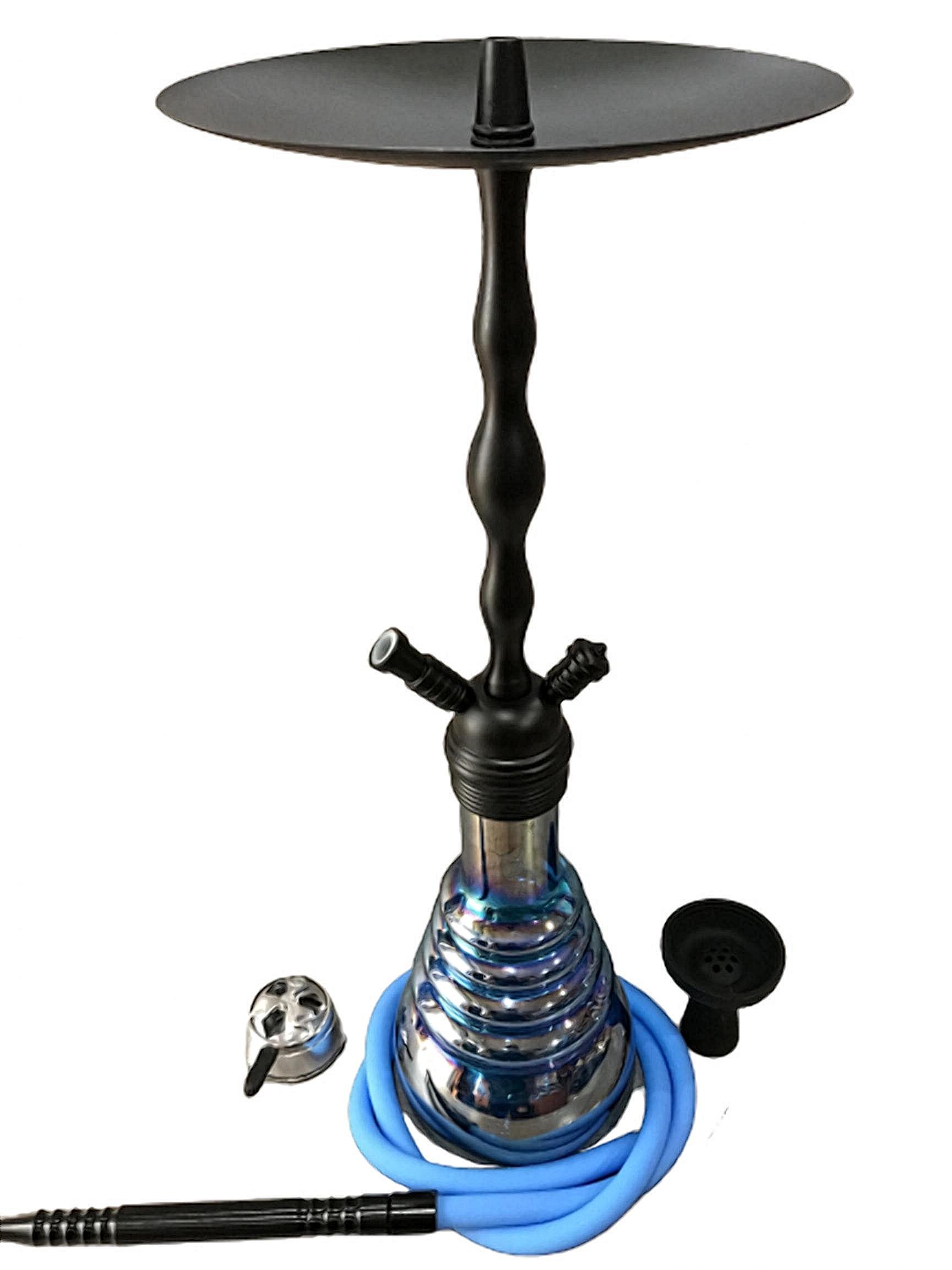 Кальян большой на 1 трубку Amy3 72 см Черно-синий (350798)