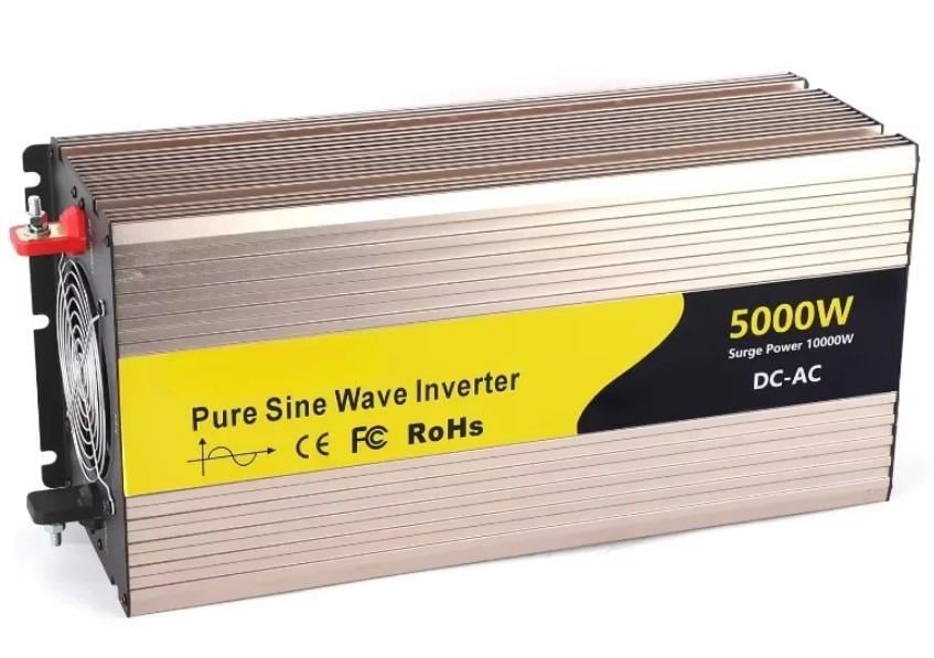 Автомобильный инвертор Pure Sine Wave Inverter 12-220 В 5000 Вт с чистой синусоидой (2104618829) - фото 1 Автомобильный инвертор Pure Sine Wave Inverter 12-220 В 5000 Вт с чистой синусоидой (2104618829) - фото 1