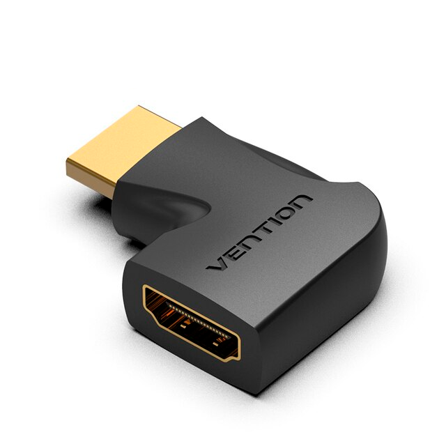 Перехідник Vention HDMI Male-Female Adapter 90° Degree Лівий (AIPB0)