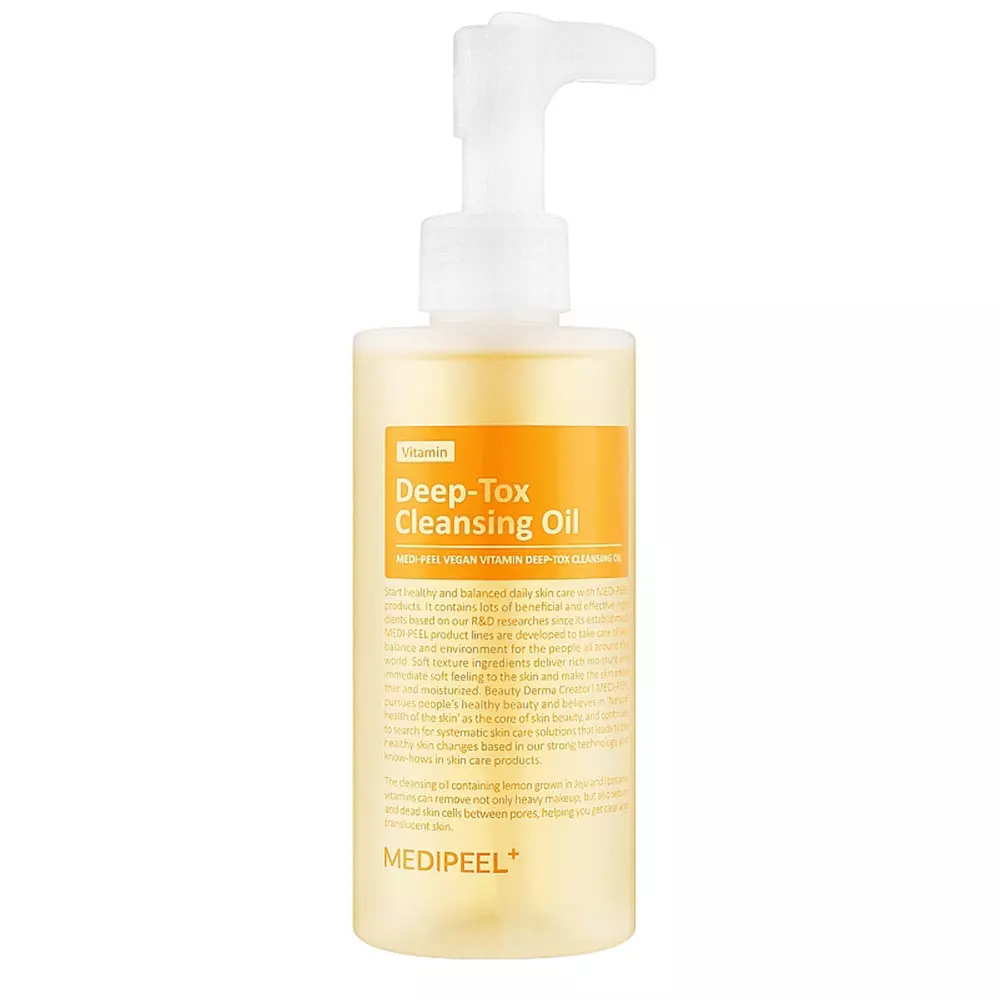 Олія гідрофільна Medi-Peel Vegan Vitamin Deep Tox Cleansing Oil Вітамінна очищувальна 200 мл (8809941821048)