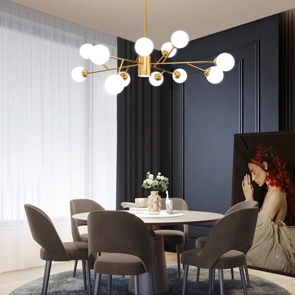 Люстра стельова Grand Bunch на 12 плафонів Ø 110 см Латунь (AOC 20/12 АВ) - фото 6 Люстра стельова Grand Bunch на 12 плафонів Ø 110 см Латунь (AOC 20/12 АВ) - фото 6