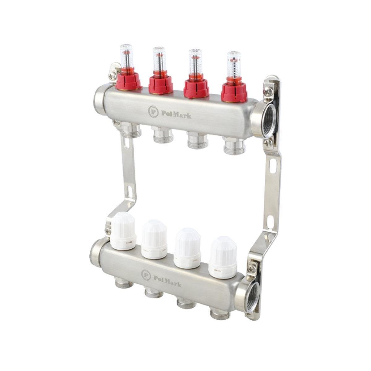 Коллектор Polmark 4 выхода PSMF104 1х3/4" (24384444) Коллектор Polmark 4 выхода PSMF104 1х3/4" (24384444)