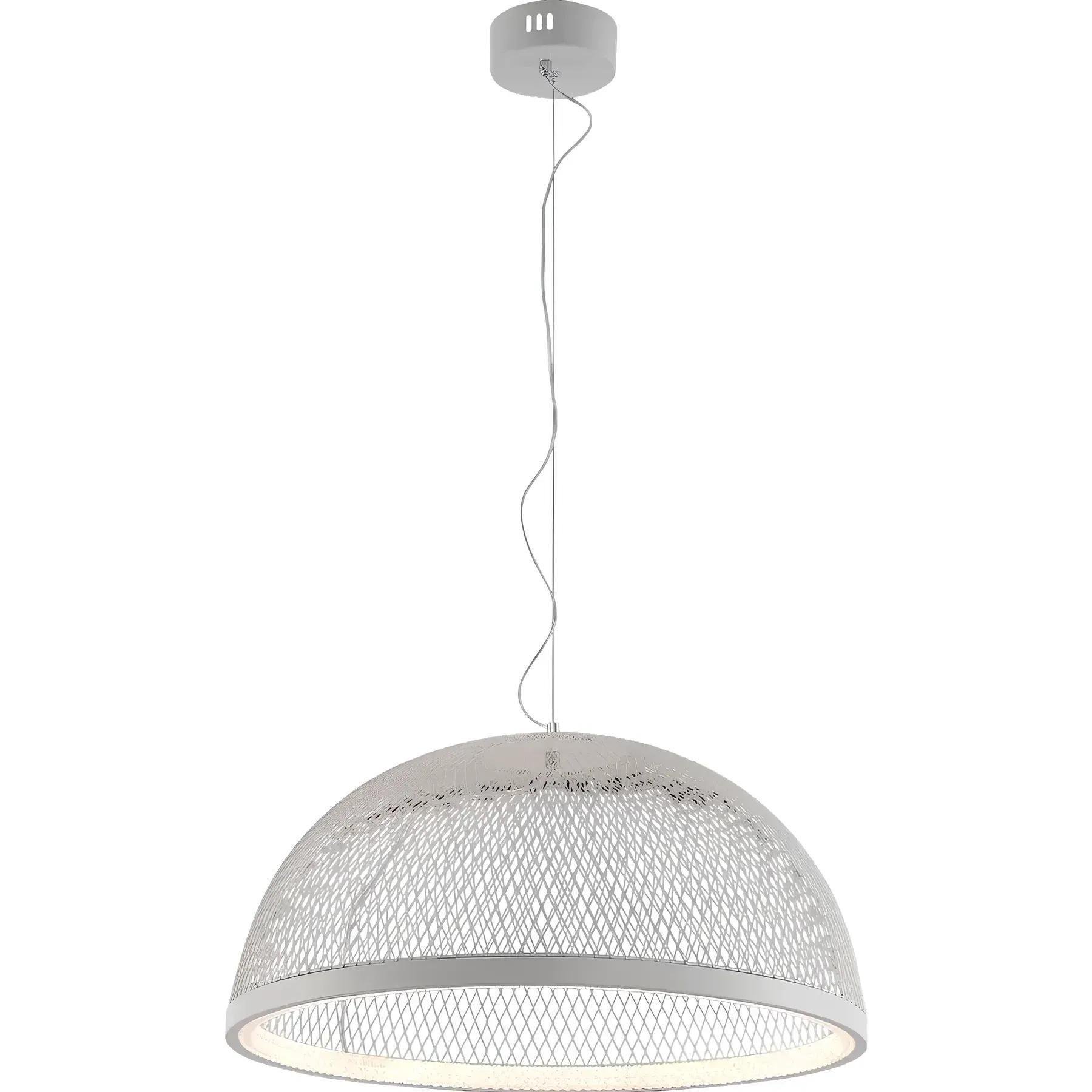 Подвесная LED-люстра Valeso с металлическим корпусом 3000/4500/6000К IP20 40W Белый (V-DK6376-500 WH)