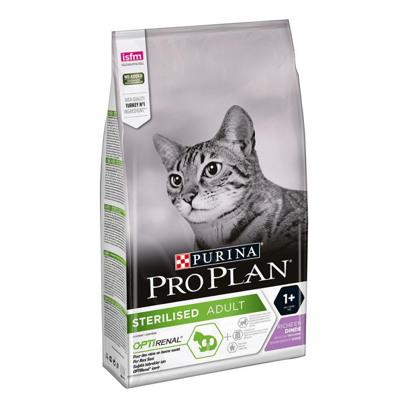 Сухий корм ProPlan Cat Sterilised  для стерилізованих кішок і кастрованих котів з індичкою 10 кг