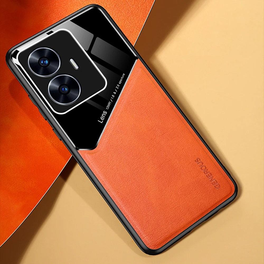 Комбинированный чехол Generous Realme C55 Orange (36187-2C)