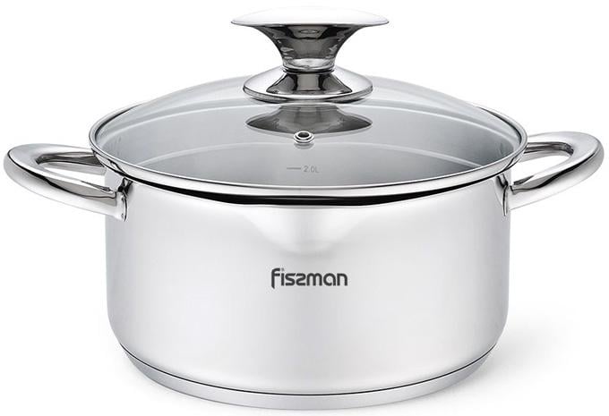 Каструля Fissman Elegance із нержавіючої сталі 5,6 л