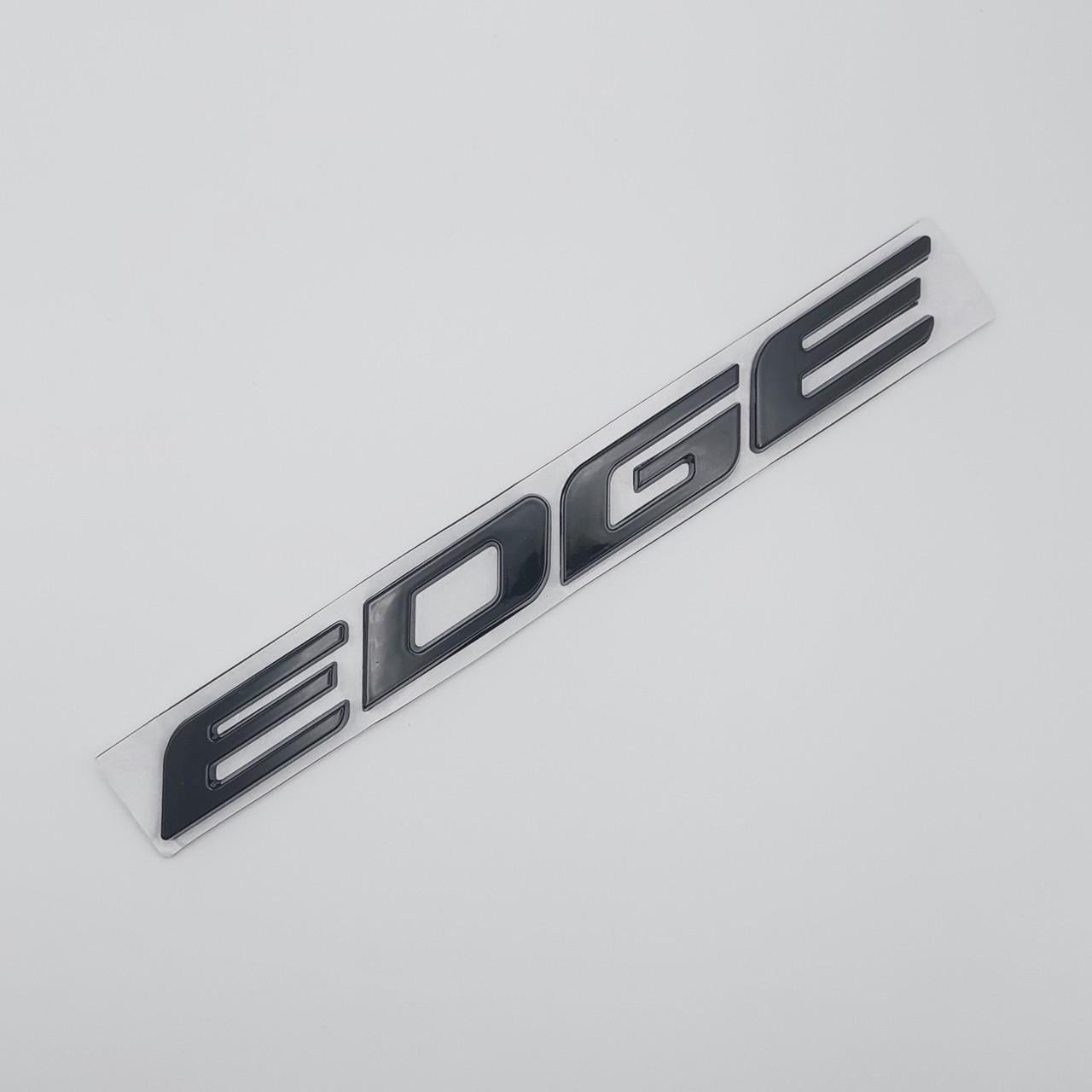 Эмблема надпись Edge Ford ABS 18,7х1,8 см Черный глянцевый (1918619949)