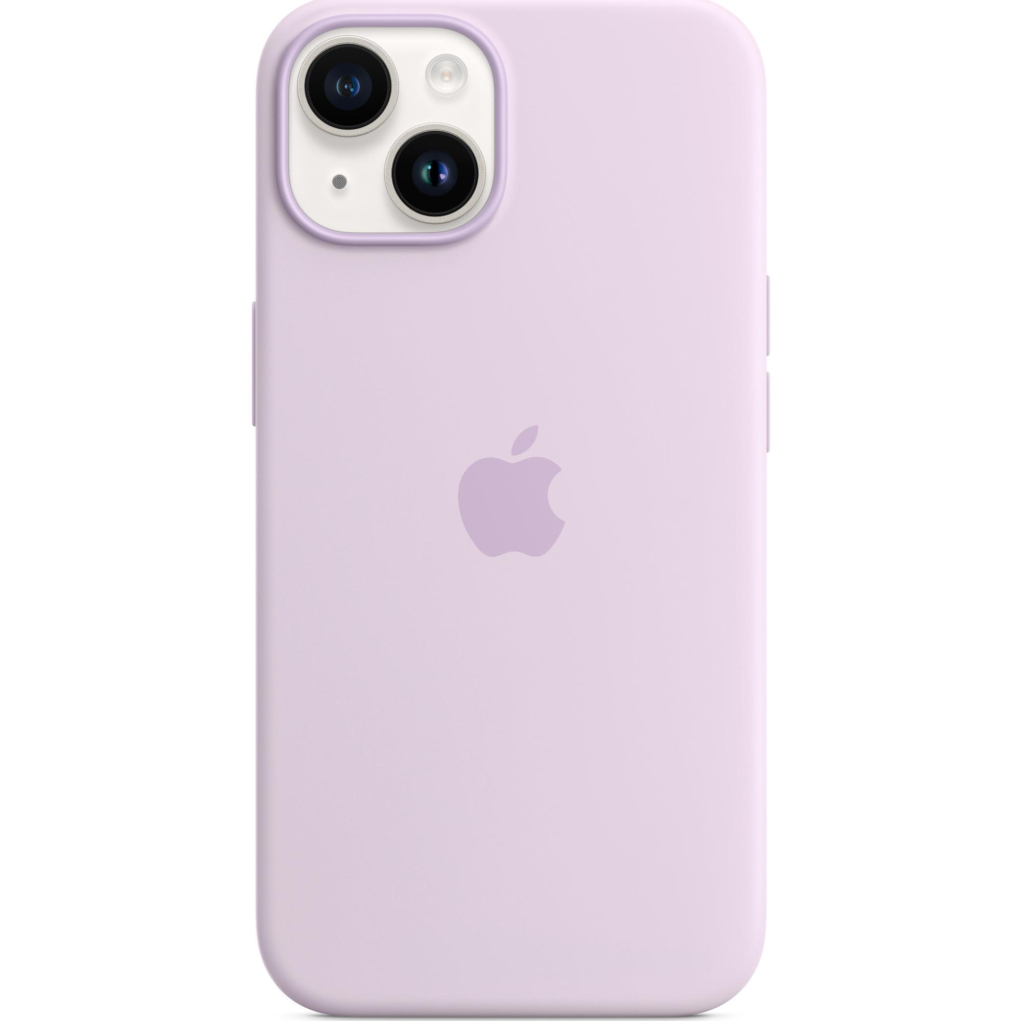 Чехол противоударный силиконовый Silicone Case MPRY3ZE/A MagSafe () для Apple Iphone 14 (6.1") Lilac - фото 5