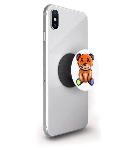 Попсокет для телефона PopSockets Мешок плюшевый Черный (pop333)