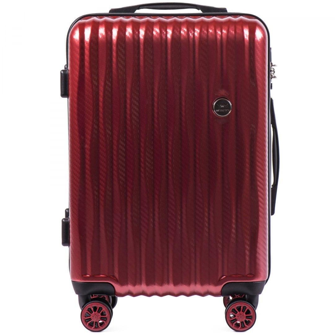 Чемодан Wings PC 5223 поликарбонатный маленький ручная кладь 35 л Красный