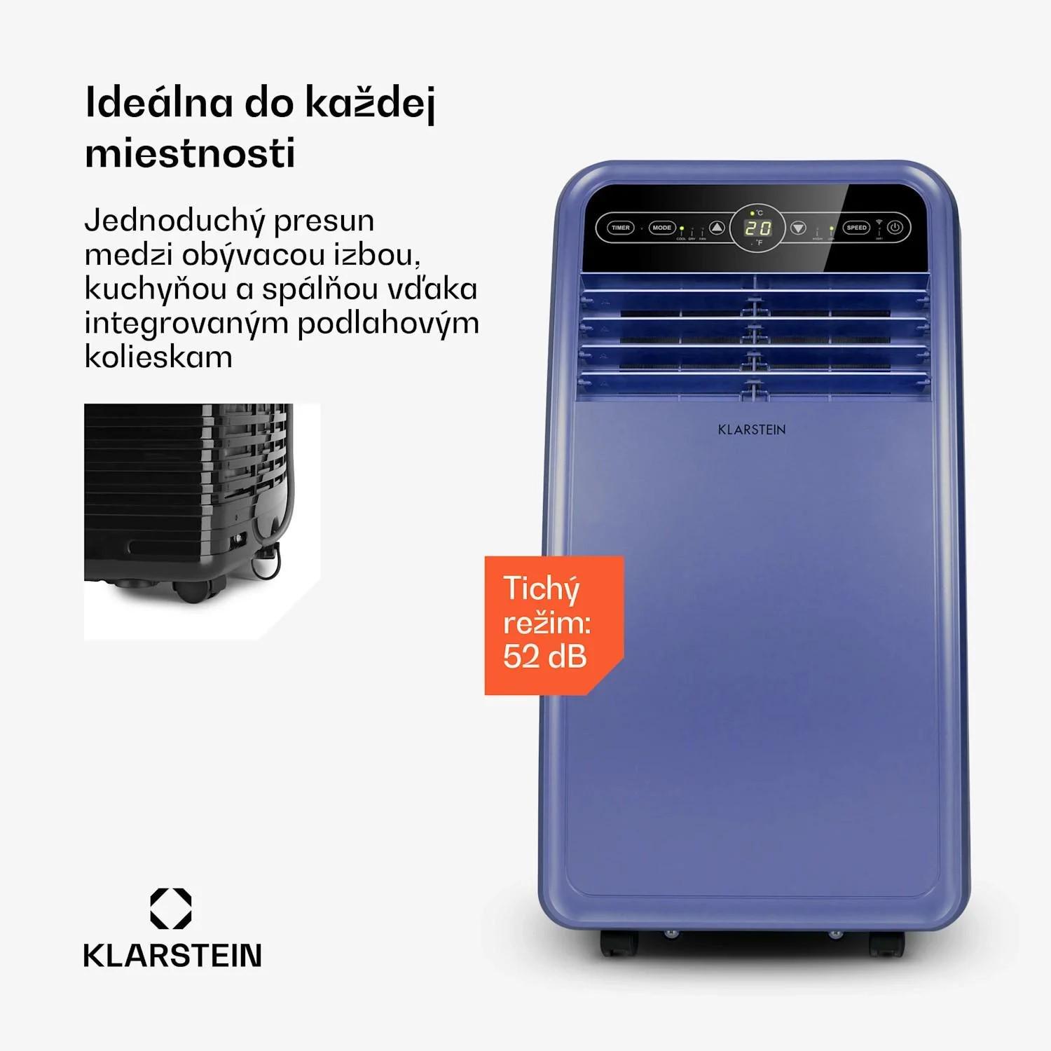 Кондиционер мобильный Klarstein Metrobreeze Smart 7000 BTU Синий (10035799) - фото 3