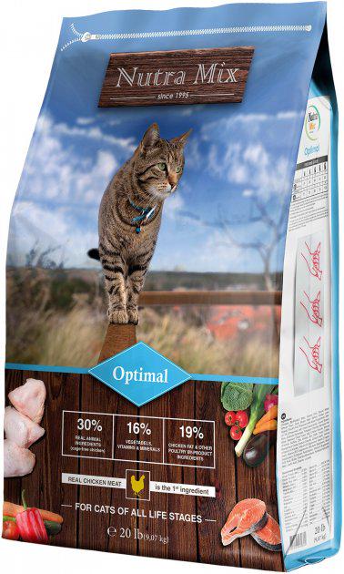 Корм сухой для кошек Nutra Mix Optimal Cat 9,07 кг (24390207)