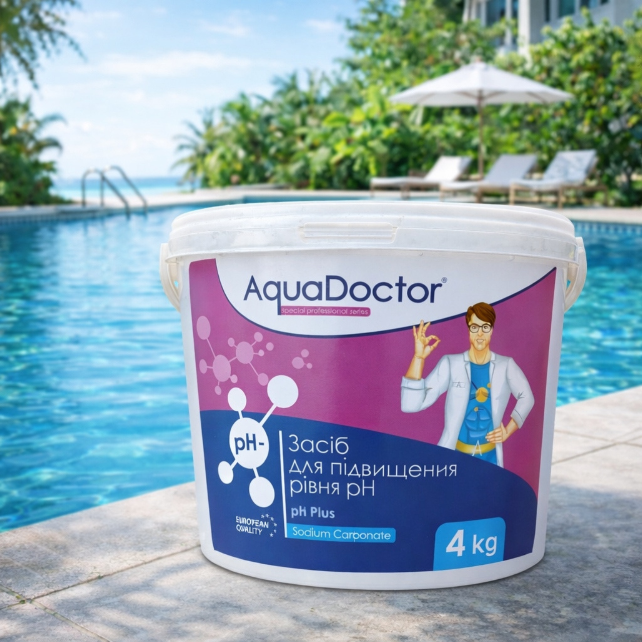 Препарат для повышения уровня рН AquaDoctor pH plus 4 кг (2497)