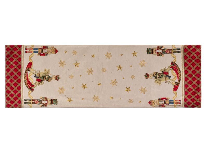 Ранер новогодний гобелен Щелкунчик 45х140 см