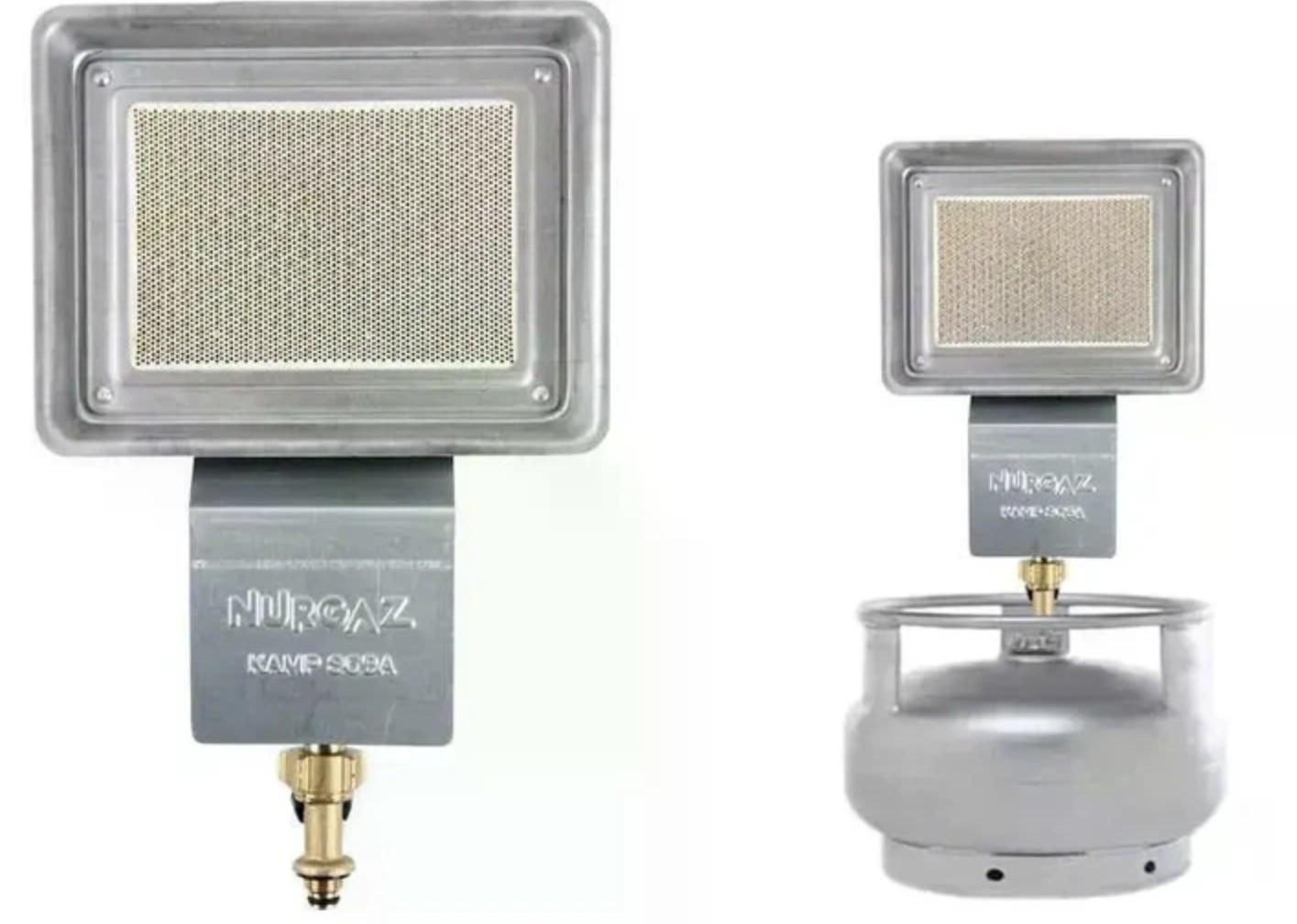 Примус газовий комплект TurGas TG-815 балон 8 л/пальник/нагрівач 1,5 кВт до 20 м2 Червоно-сірий (6587) - фото 2