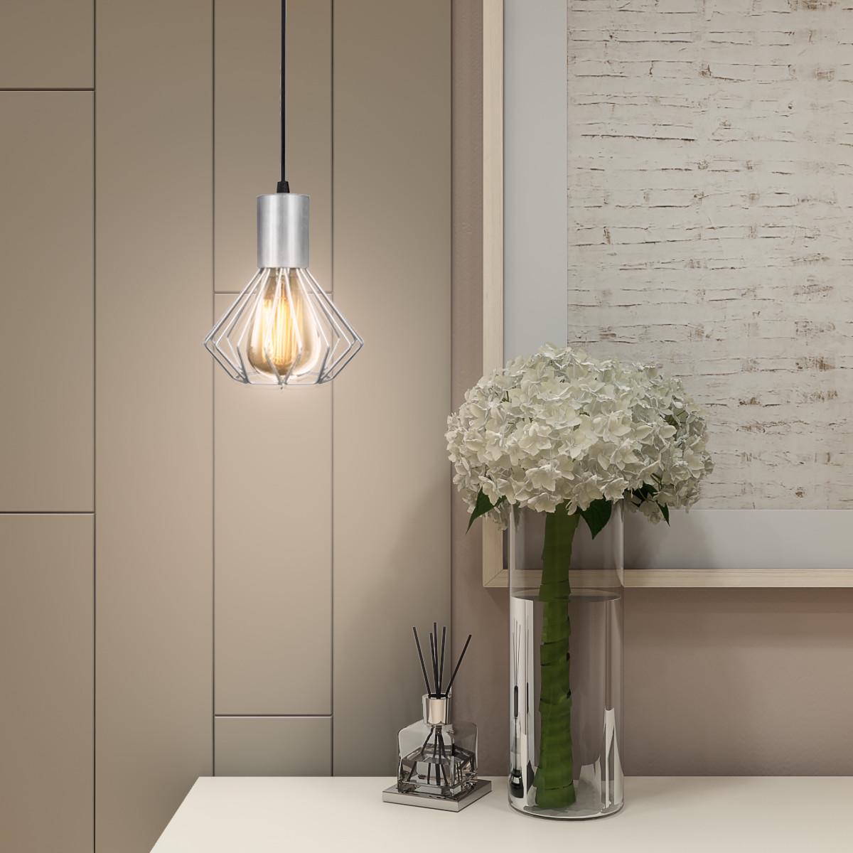 Подвесной светильник MSK ELECTRIC Diadem под лампу Е27 Хром (NL 2215 CR) - фото 2 Подвесной светильник MSK ELECTRIC Diadem под лампу Е27 Хром (NL 2215 CR) - фото 2