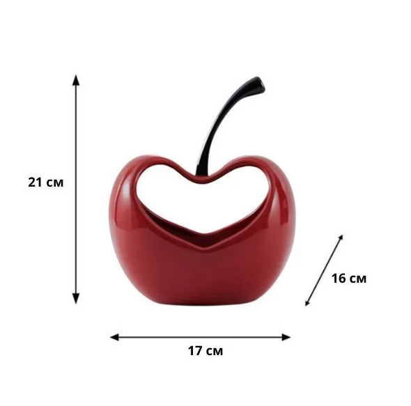 Цукерниця Q00350-2 Яблука для зберігання смаколиків Чорний - фото 4 Цукерниця Q00350-2 Яблука для зберігання смаколиків Чорний - фото 4