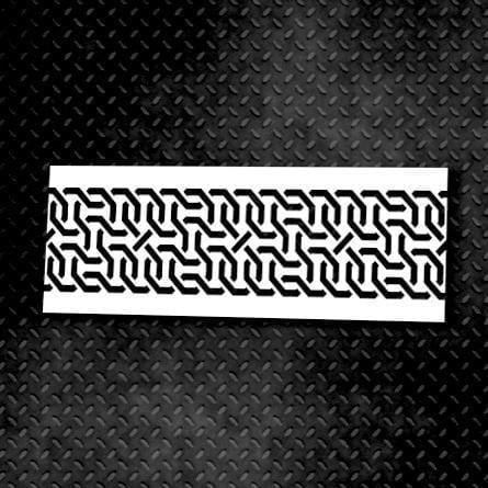 Трафарет многоразовый DFA Бордюр 8 для штукатурки и краски (B00008)
