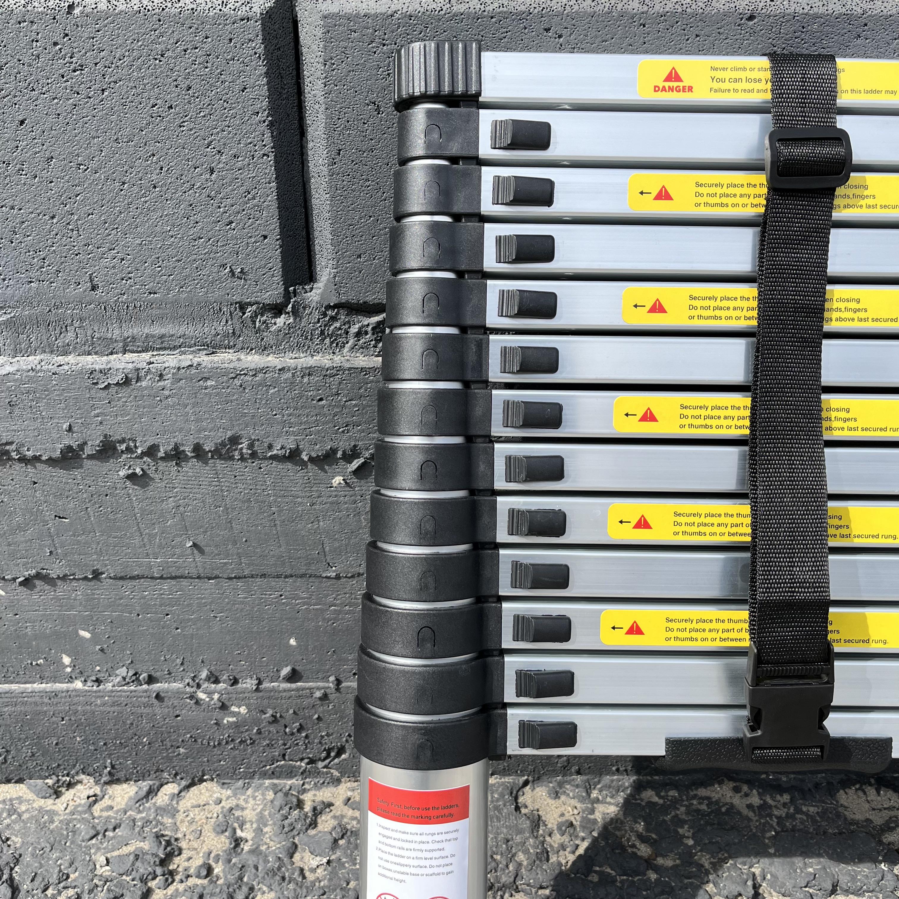 Лестница телескопическая 15 ступеней до 5 м рабочей высоты - фото 5 Лестница телескопическая 15 ступеней до 5 м рабочей высоты - фото 5