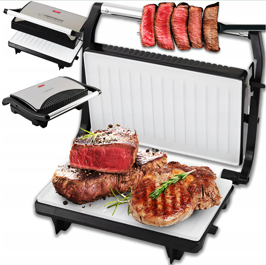 Електрогриль контактний Esperanza TALEGGIO 750 Вт - фото 3 Електрогриль контактний Esperanza TALEGGIO 750 Вт - фото 3