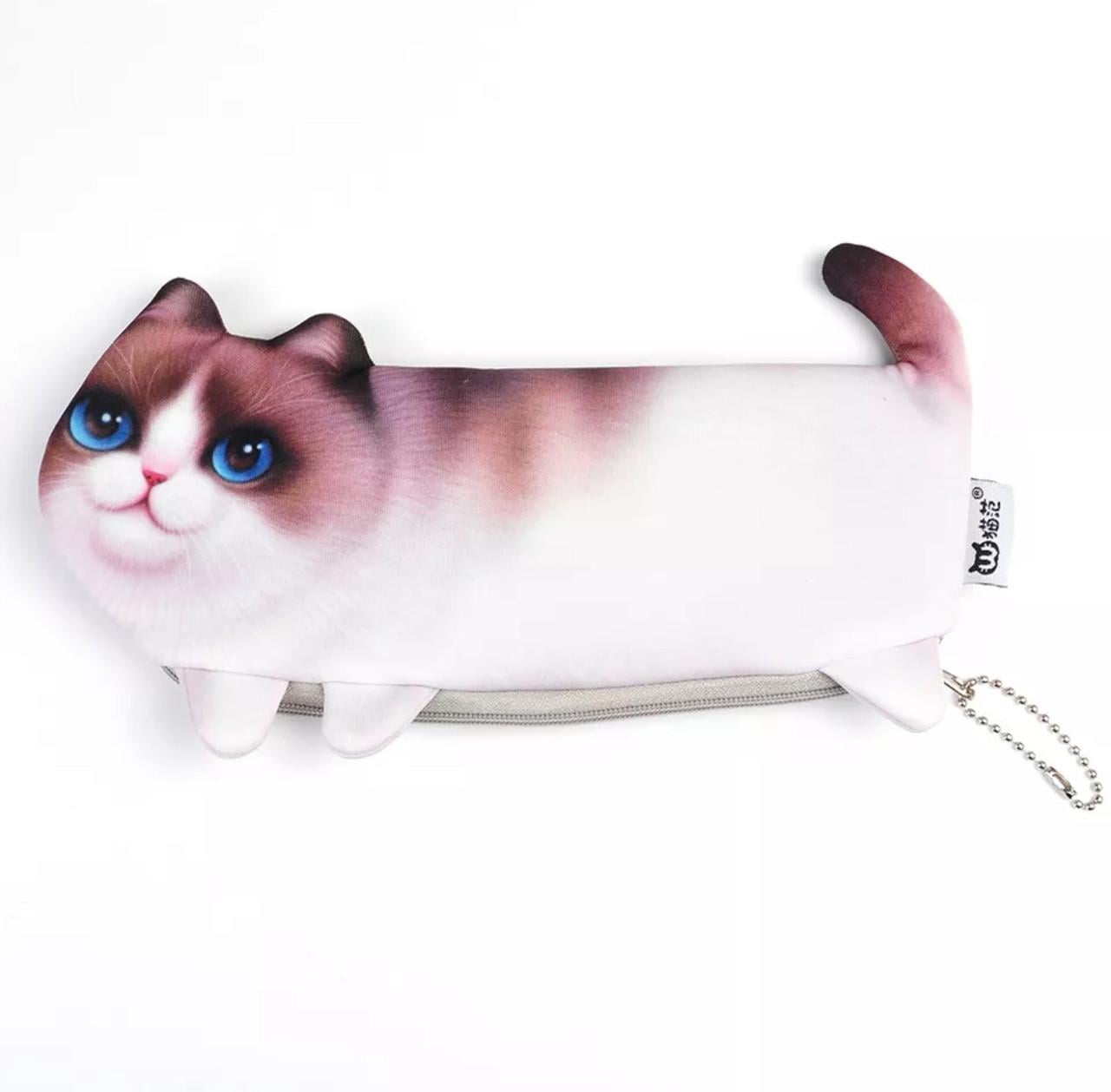 Пенал Котик Cat 3d Белый (890842972)
