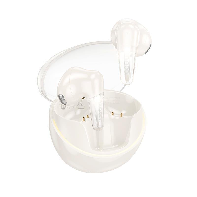 Наушники беспроводные Hoco EW202 Magic true wireless BT 5.4 headset White (613324)