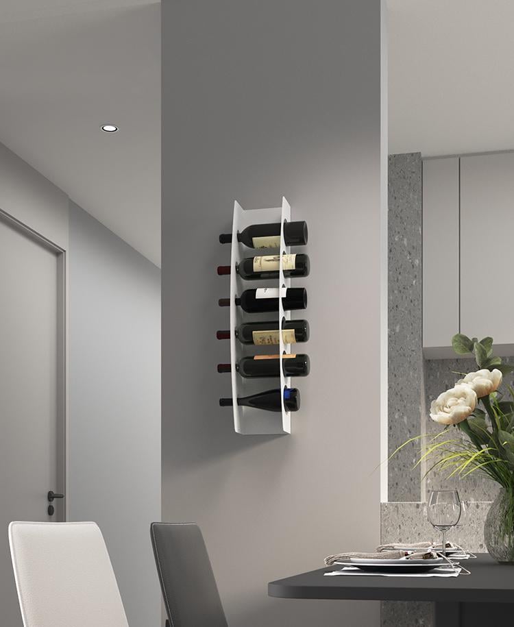 Полиця-тримач для вина NC Home WineLine на 6 пляшок Білий (110324) Полиця-тримач для вина NC Home WineLine на 6 пляшок Білий (110324)