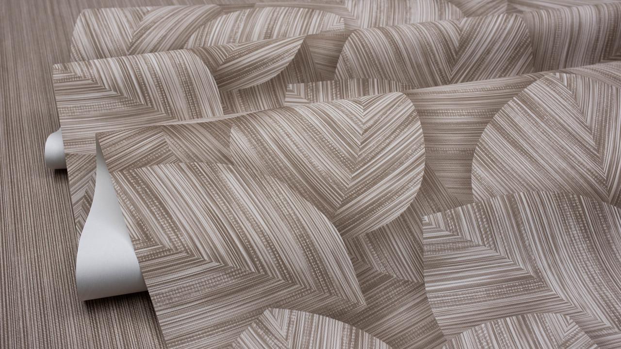 Шпалери флізелінові Sintra Embrace 250938 Декор вініл гарячого тиснення 1,06х10,05 м Коричневий